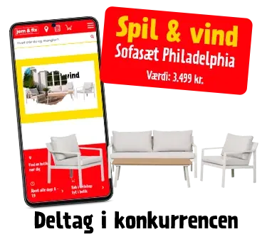 Deltag i konkurrencen om et Philadelphia sofasæt