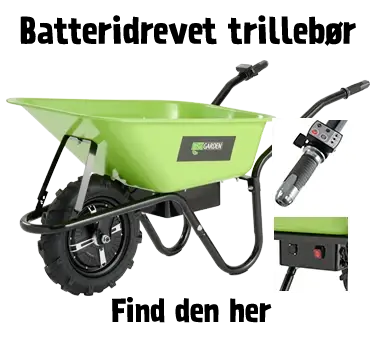 Batteridrevet trillebør