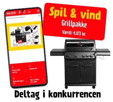 Deltag i konkurrencen om en gasgrill og tilbehør