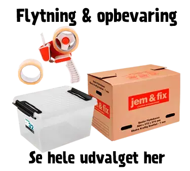 Flytning & opbevaring