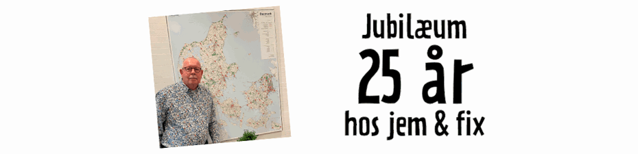 Jørgen fejrer 25 års jubilæum hos jem & fix
